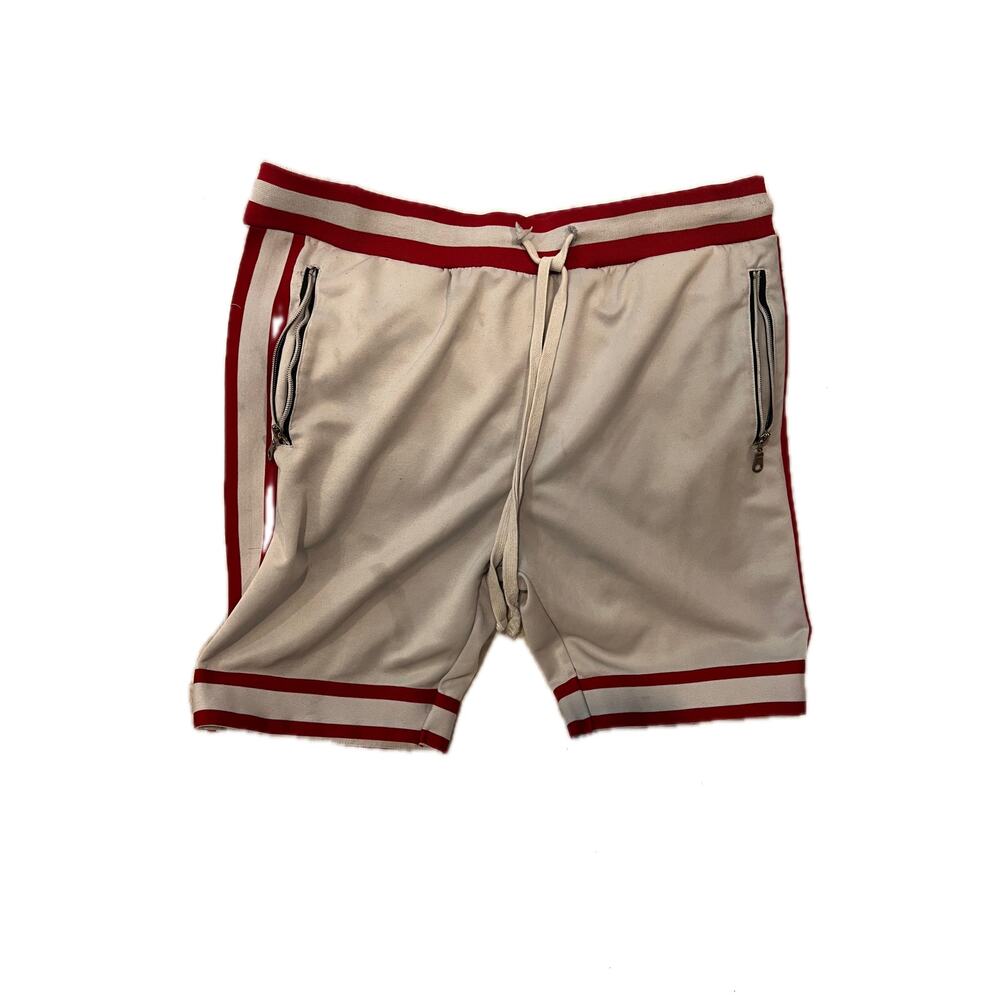 Seven Souls Standard Issue White Basketball Shorts Mens XL